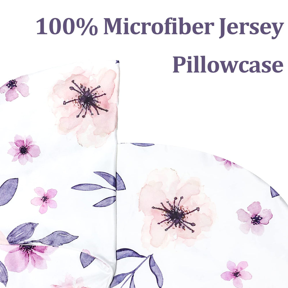 GFU nursing pillow cover fits 22.5x18x6 inch pillow with snug ease.