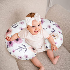 GFU nursing pillow cover hidden zipper inside emphasizes safe, skin-friendly design.