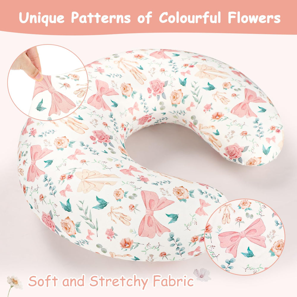 GFU nursing pillow cover is machine washable for quick cleanup between feeds