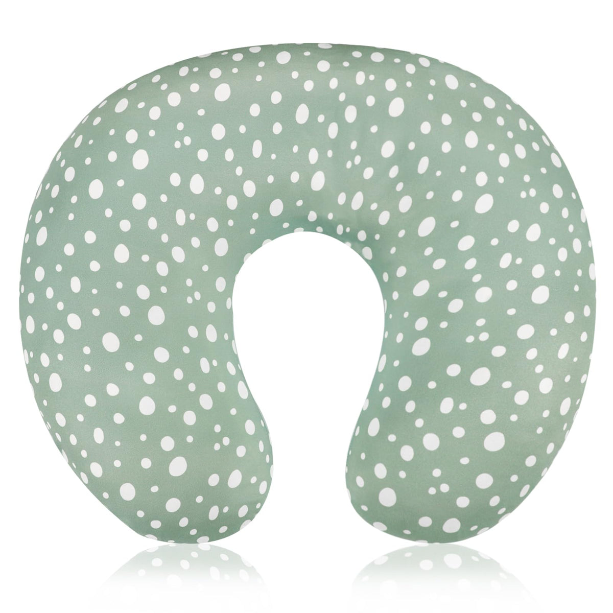 GFU nursing pillow cover shows soft fabric texture for gentle feeding comfort.