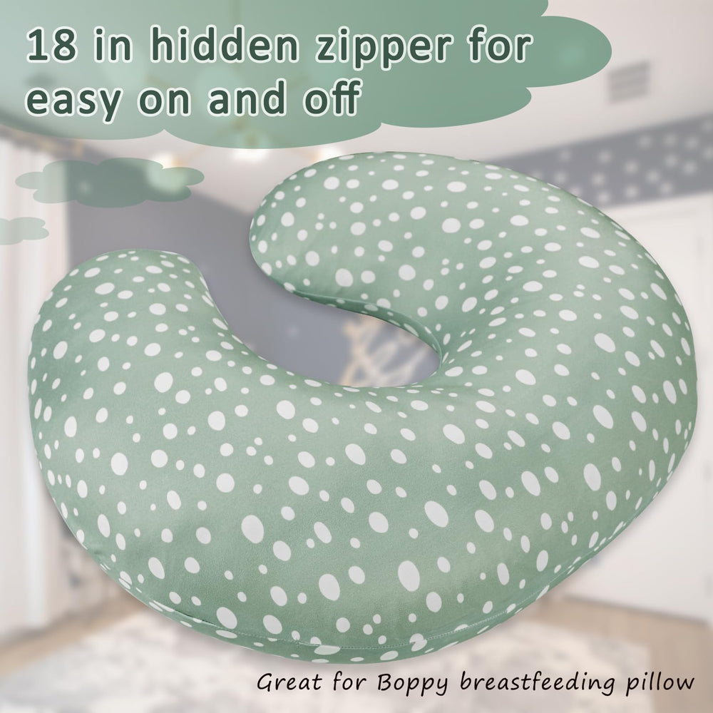 GFU nursing pillow cover universal fit adapts to most pillows.