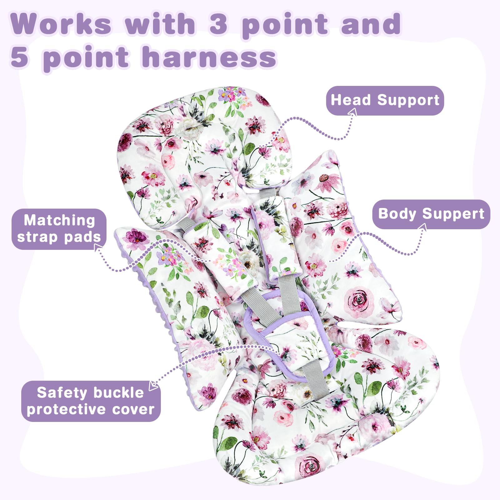 GFU reversible plush and 3D fabric front/back for versatile use