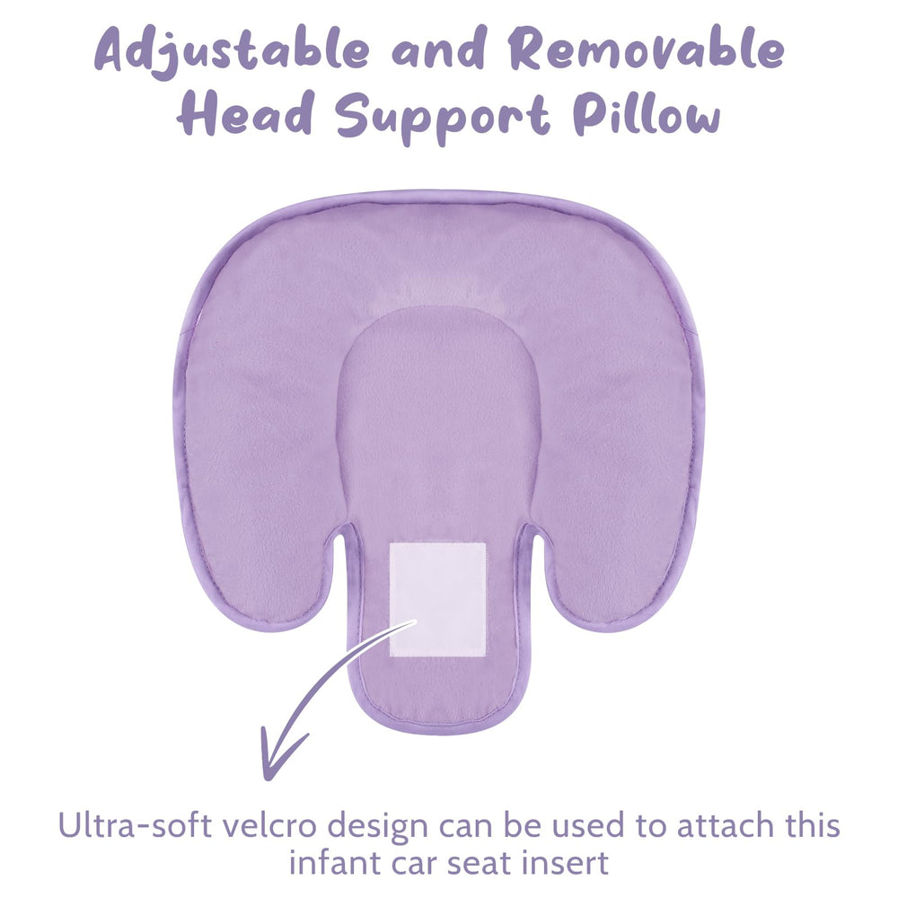 GFU reversible infant insert with plush side for warmth and comfort.