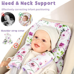 GFU reversible newborn insert featuring plush on one side and breathable fabric on the other