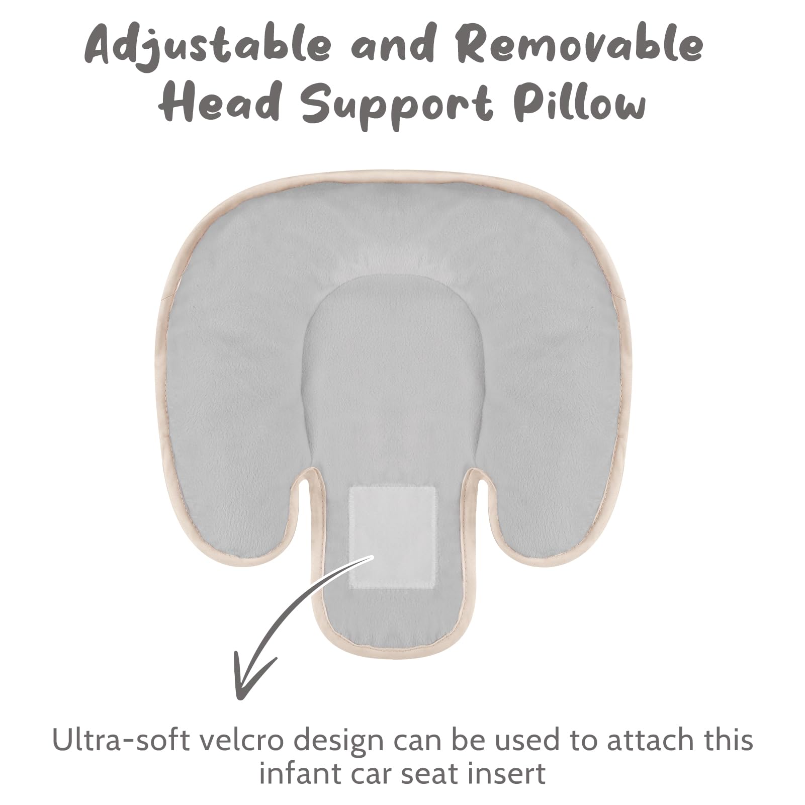 GFU reversible insert with plush and 3D fabric for seasons and airflow