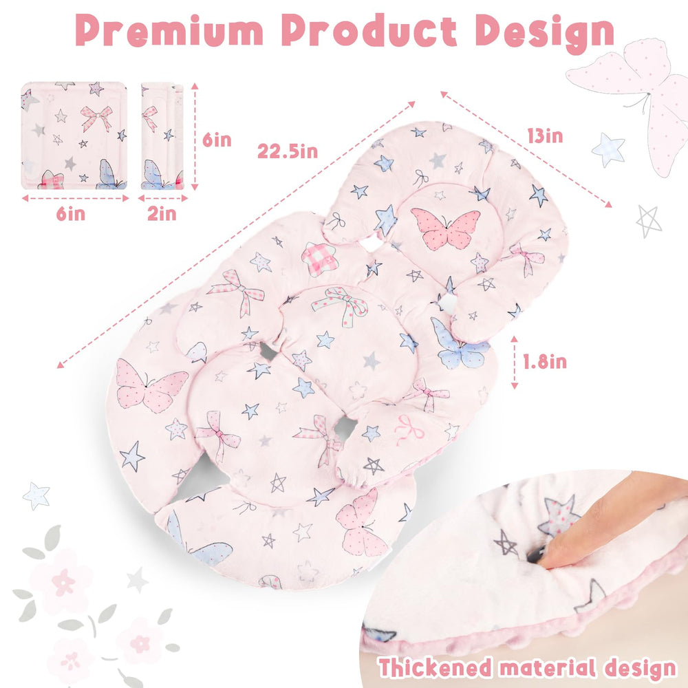 GFU soft stroller insert provides head and body support on the go