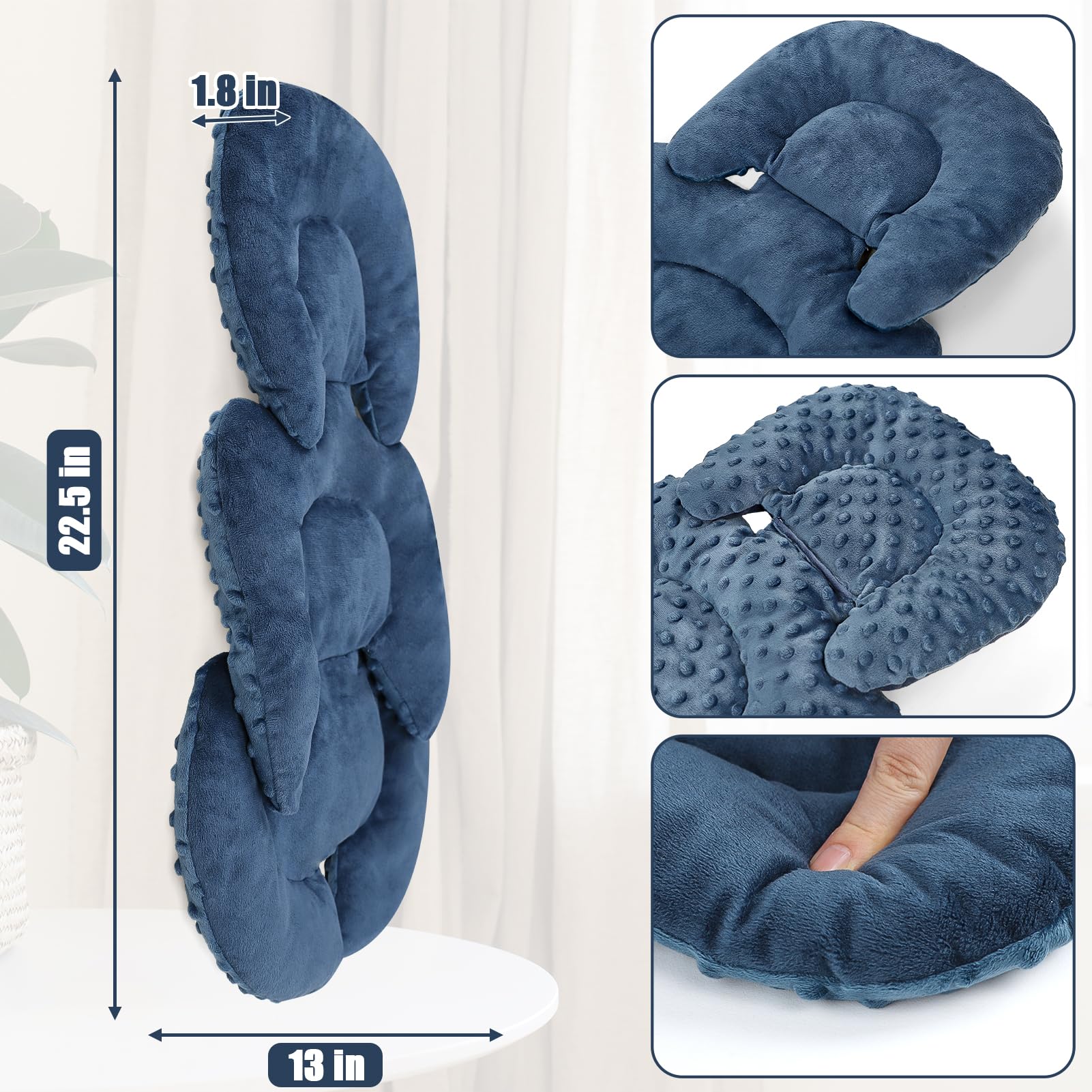 GFU soft stroller cushion insert for versatile travel