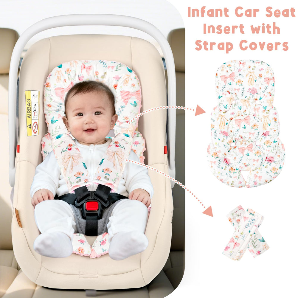 GFU soft stroller cushion versatile for pram, swing, or high chair.