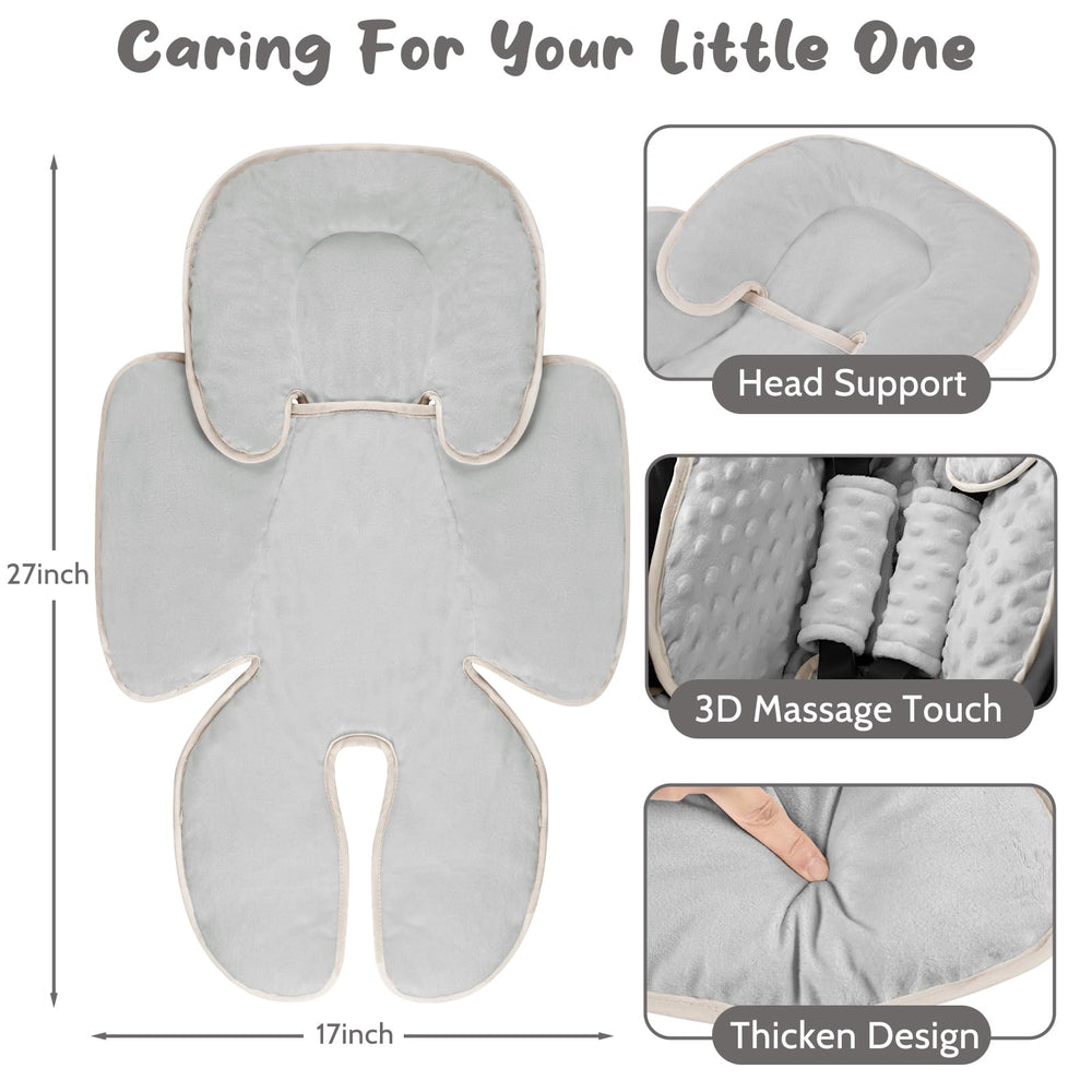 GFU strap covers protect shoulders during car rides and playtime