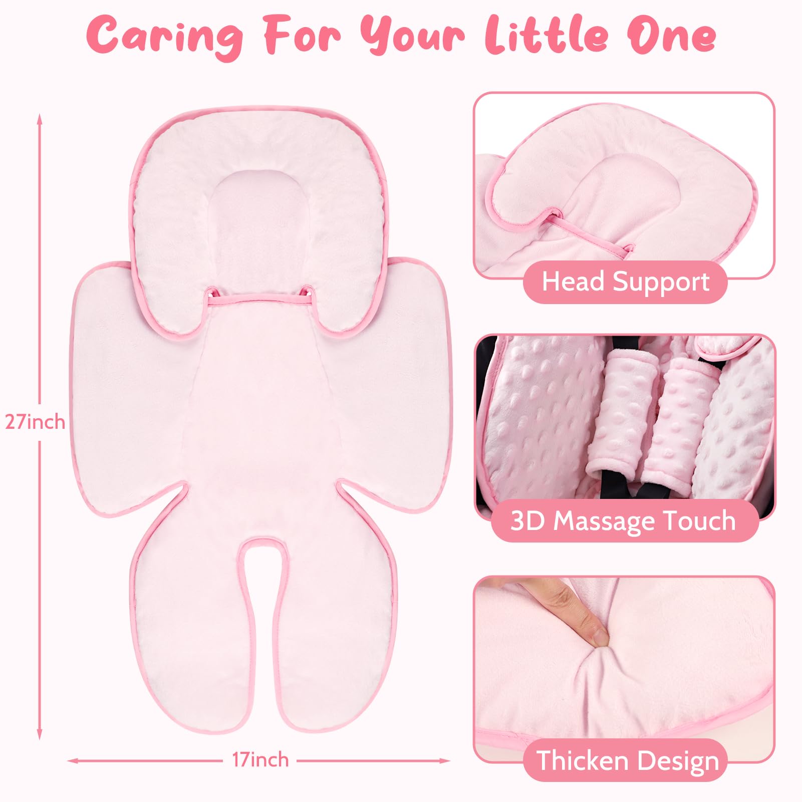 GFU insert compatible with swings, pushchairs, and high chairs for versatile seating