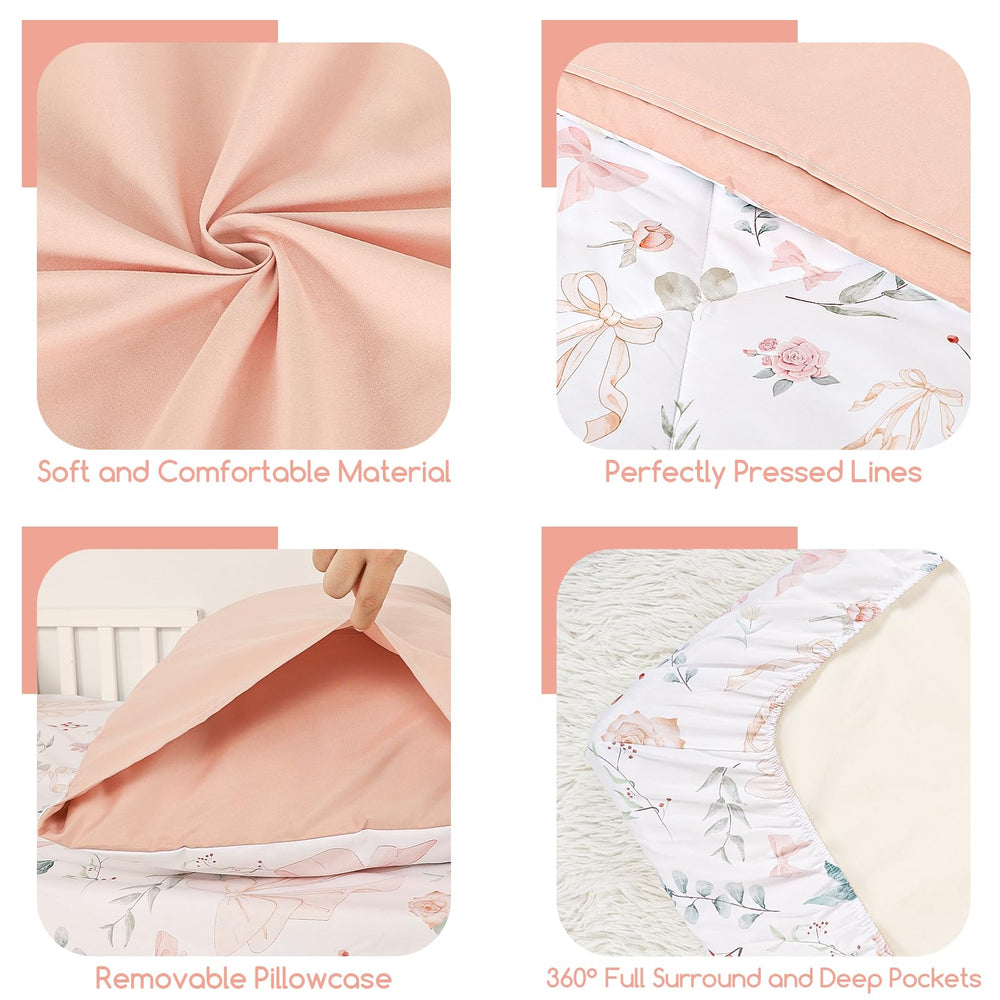 GFU Toddler Bedding microfiber close-up highlights silky softness and durable fibers.