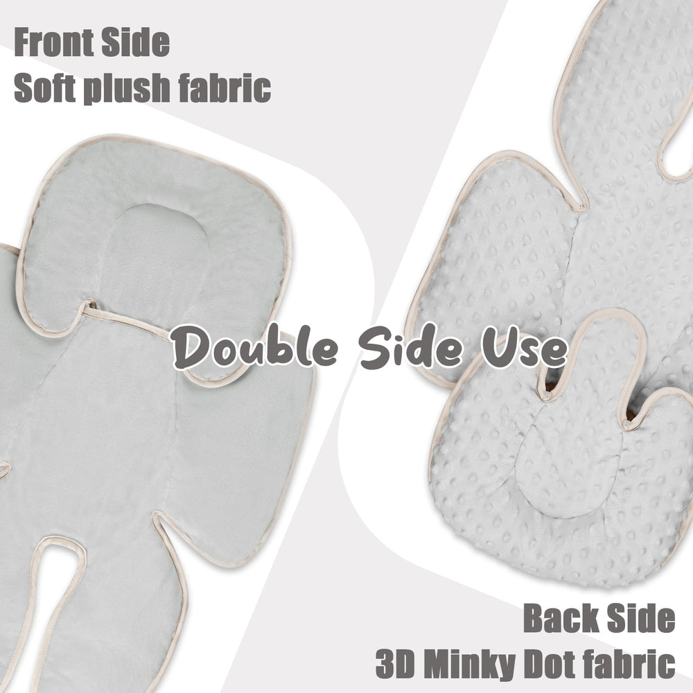 GFU versatile insert fits 3- or 5-point harness seats and swings