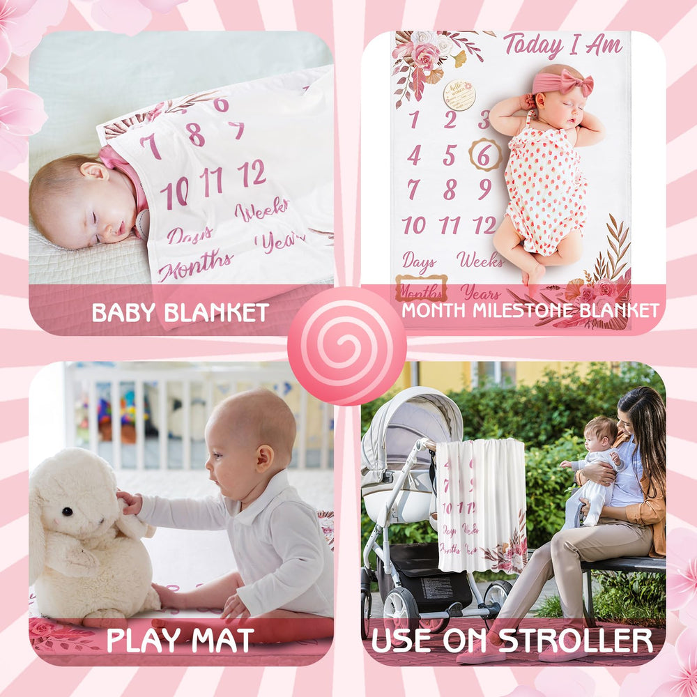 GGSTDDUP baby gift set includes blanket, signs and headband