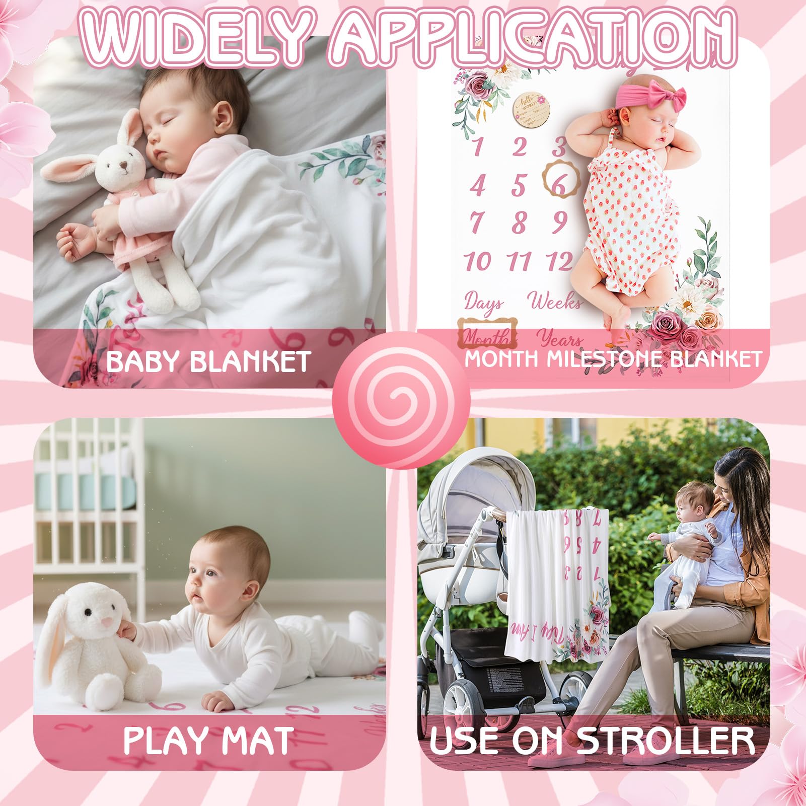 GGSTDDUP baby growth backdrop supports versatile photo sessions