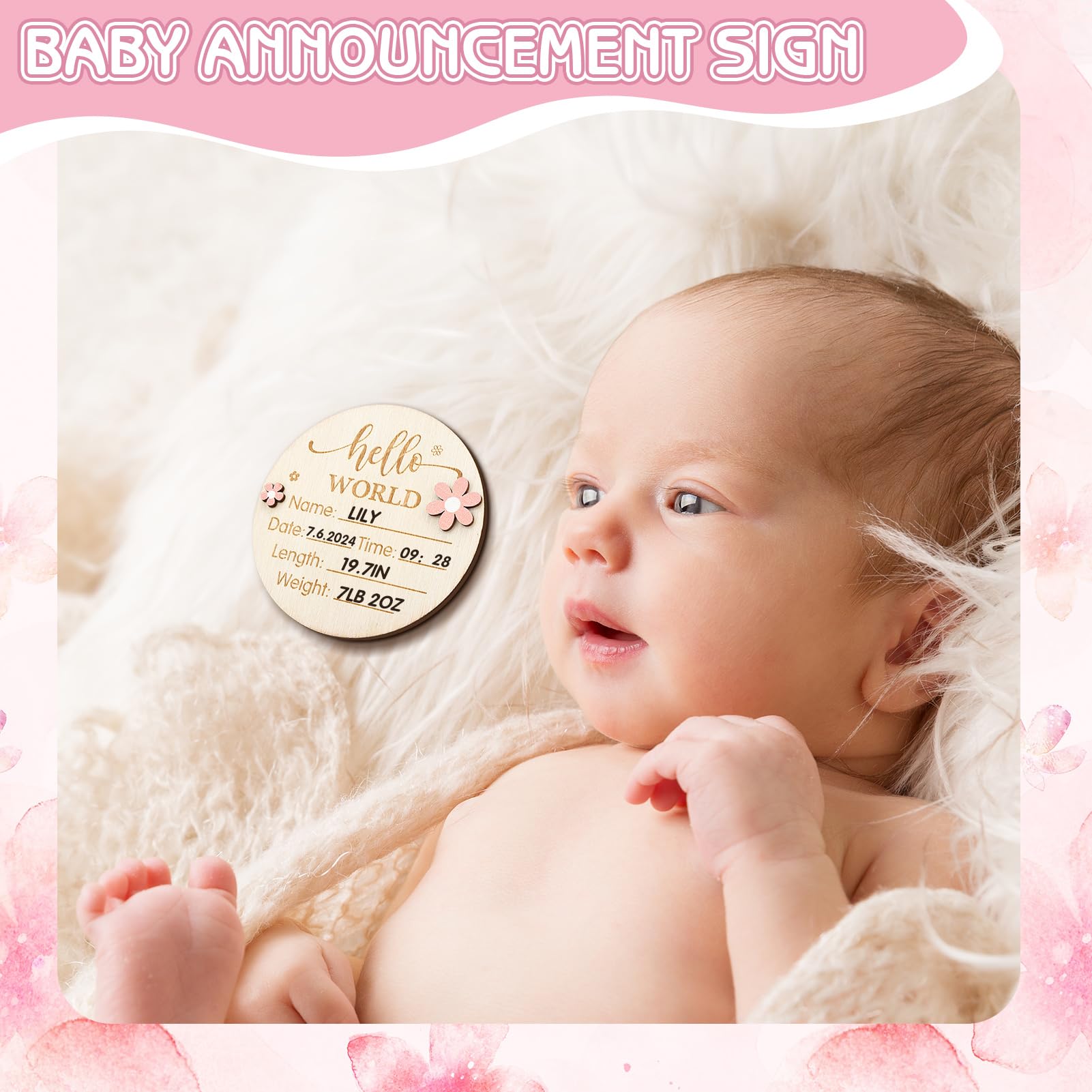 GGSTDDUP felt frames to display precious milestones