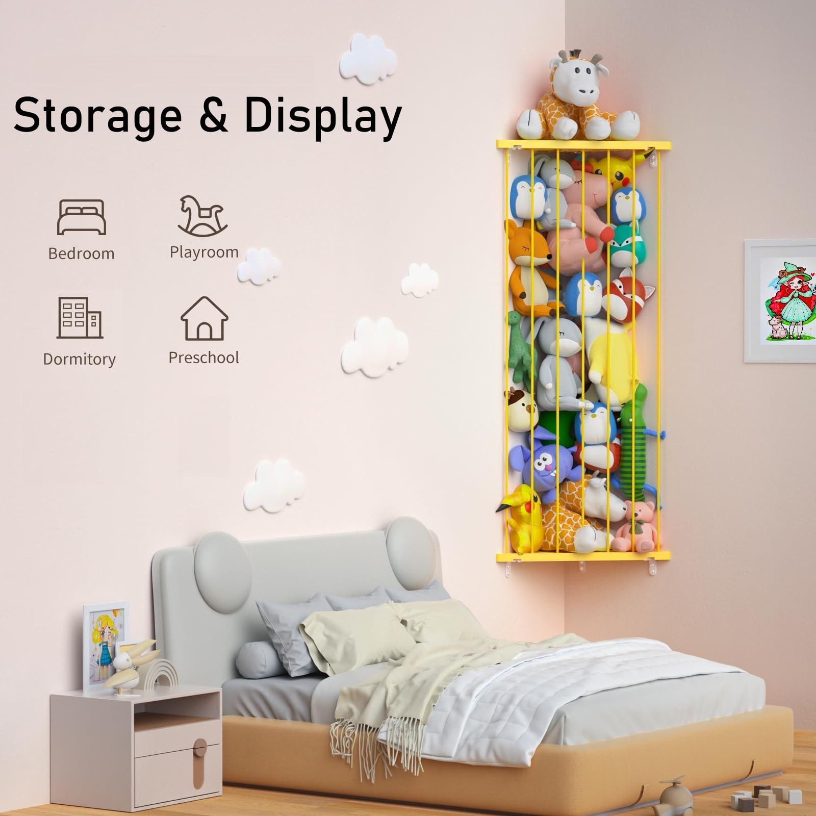 GGUO easy installation photo highlights quick setup and stable wall mounting.