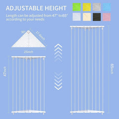 GGUO plush-organizer-hammock blue stores plushies for easy reach.