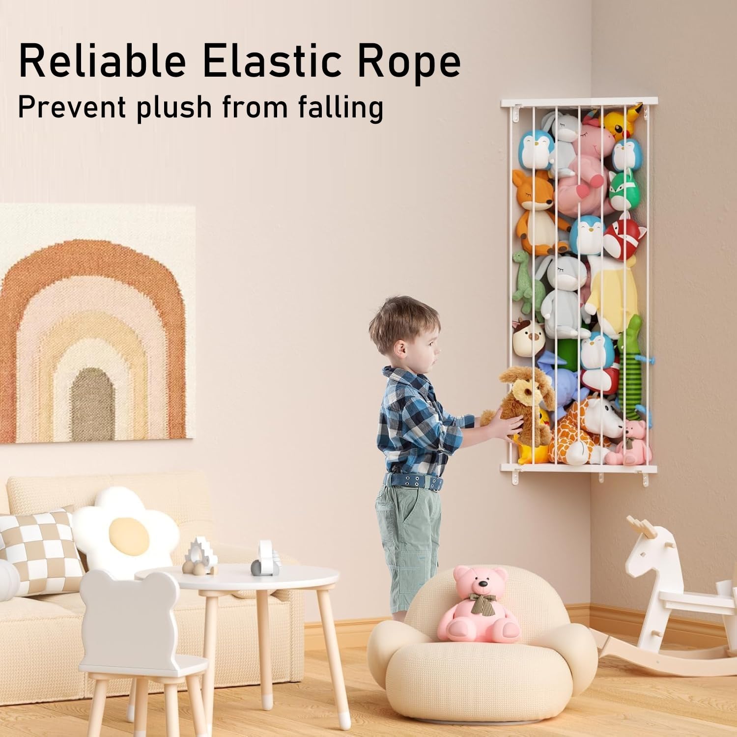 GGUO triangle safety cut corner edges for kid-friendly hanging