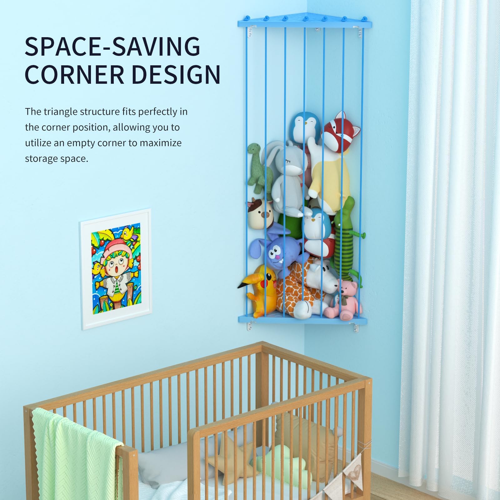 GGUO triangular corner-design saves space in compact rooms.