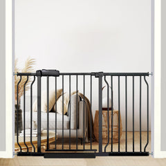 Ghthes Felle 48-53 inch wide gate assembly for sturdy door openings.