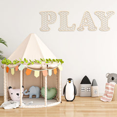 Giantree boho-wall-signs-durable-wood demonstrates long-lasting decor with warm wood tones.