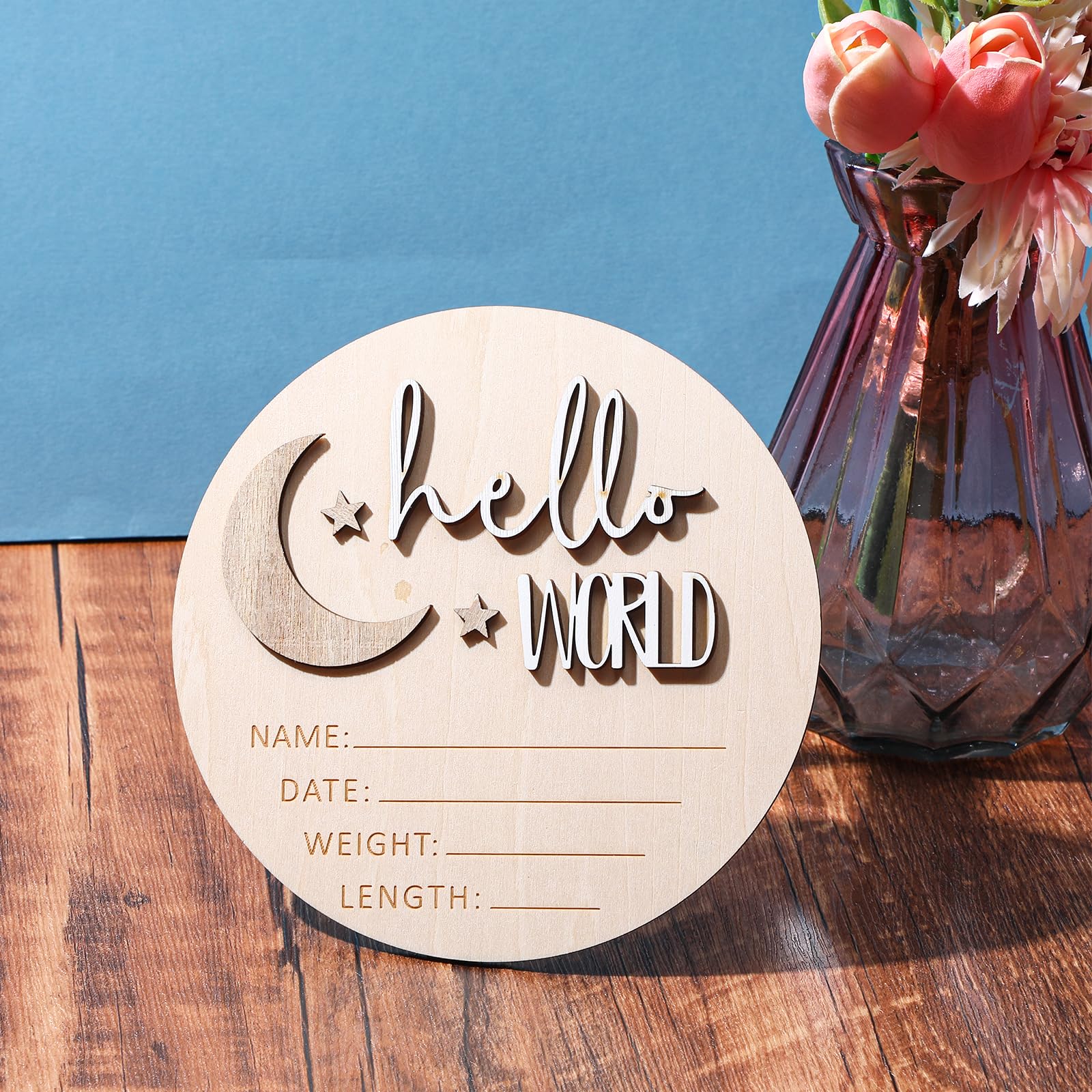 Giantree newborn photos prop sign helps capture precious moments at hospital or home