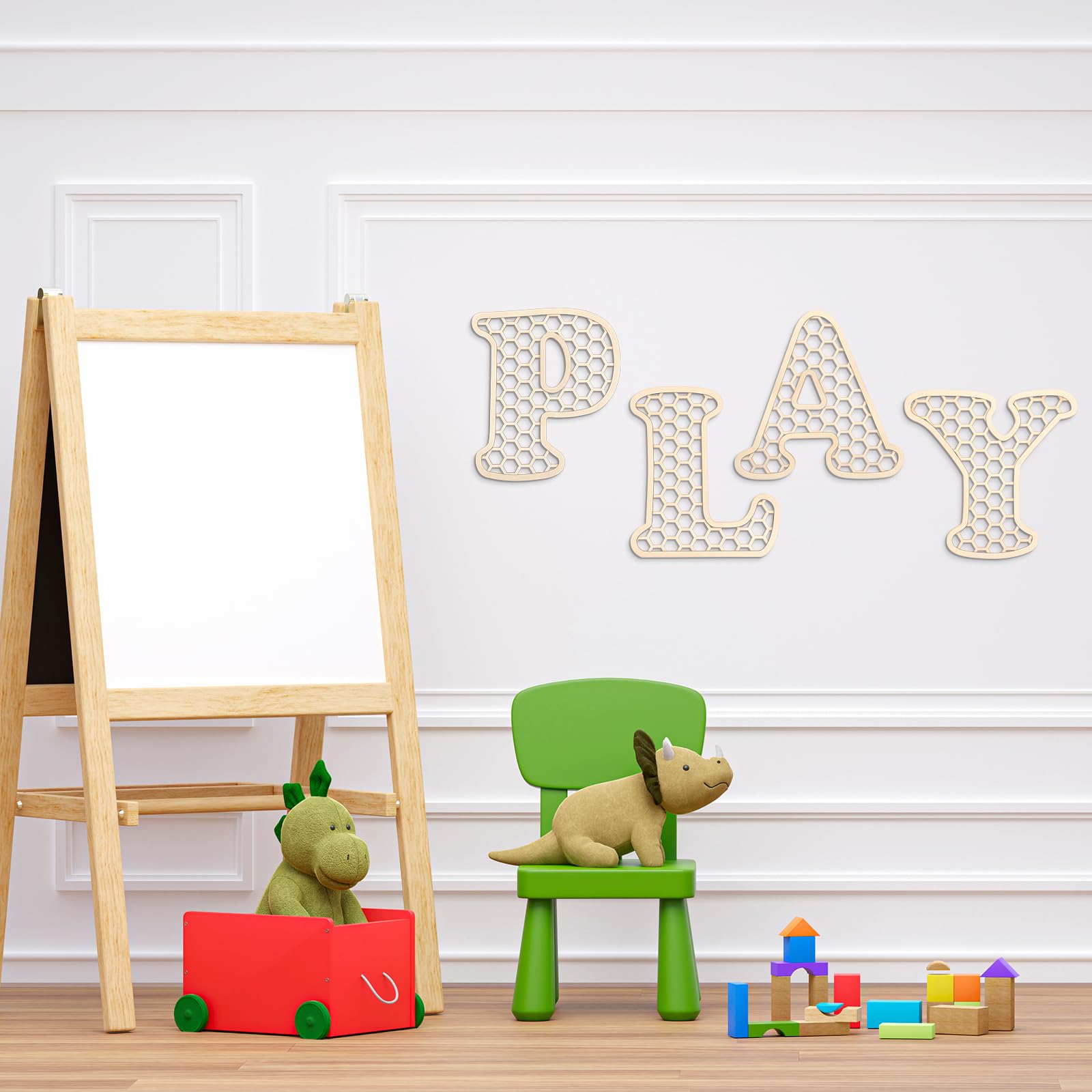 Giantree nursery-decor-letters-hanging-or-shelf offers flexible hanging or shelf display.