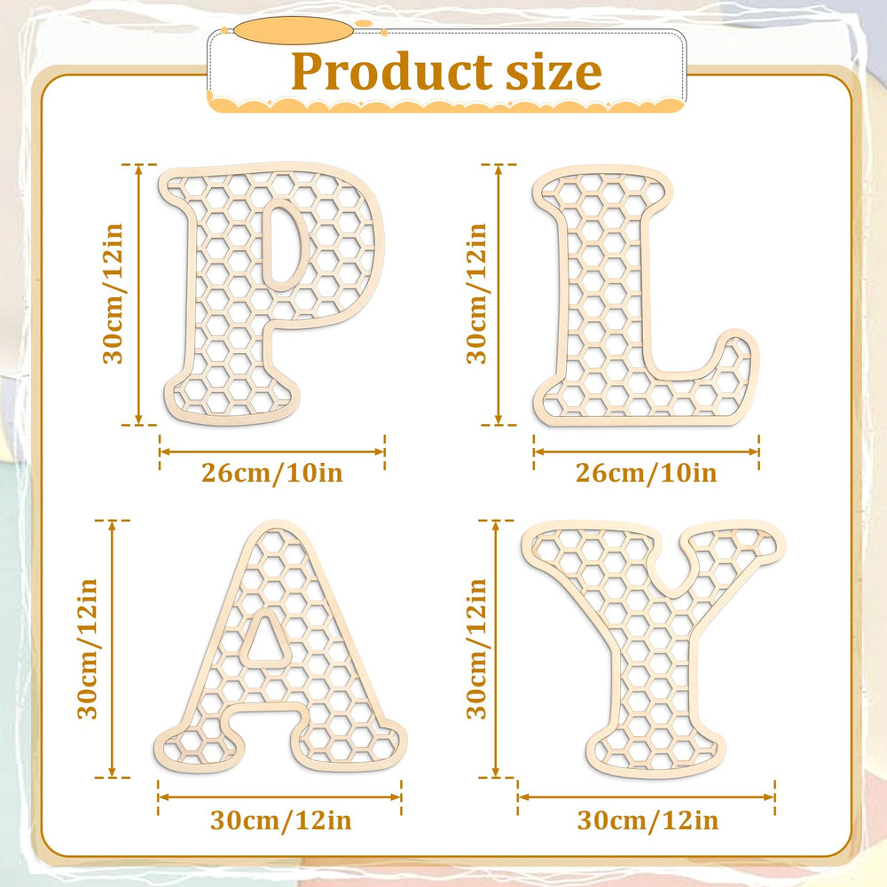Giantree rattan-hexagon-design wall sign adds boho charm and sturdy detail.