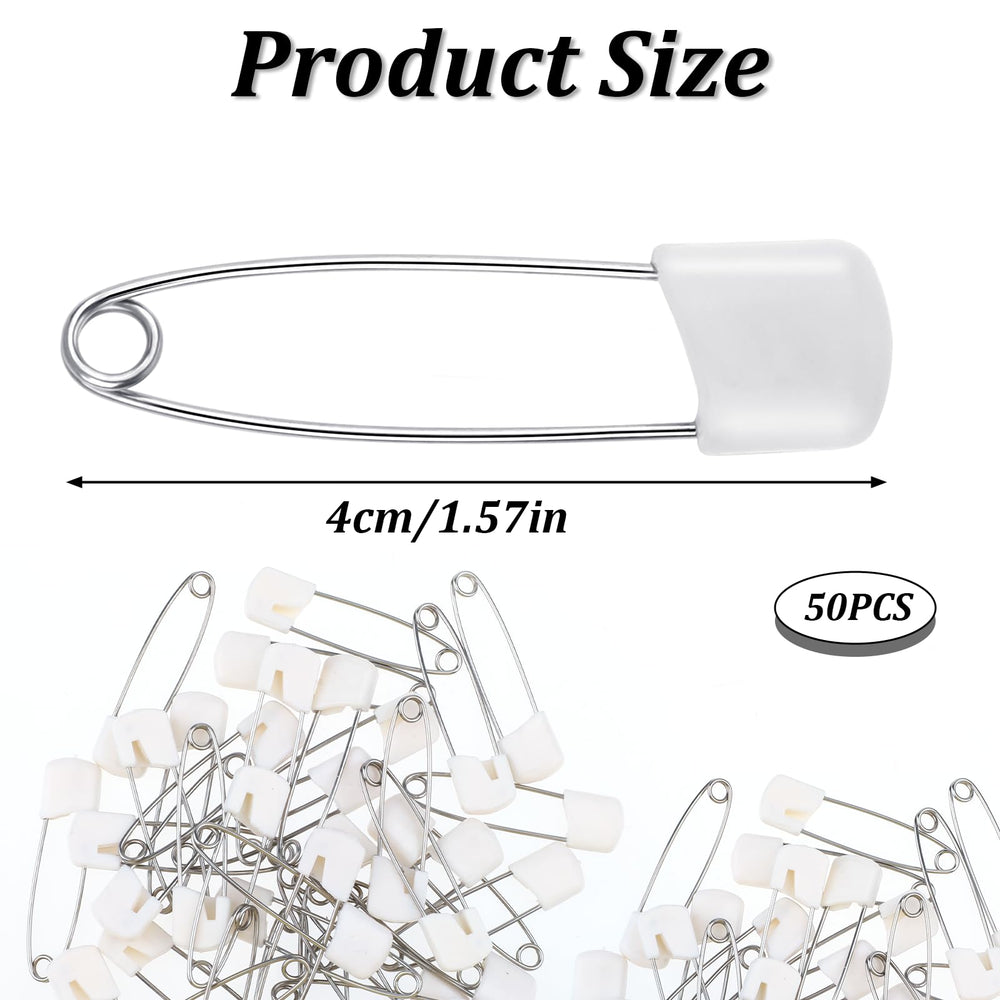 Giantree safety pins stainless steel close-up, showing durability and rust resistance.