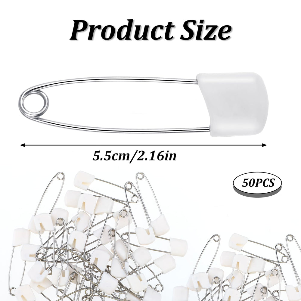 Giantree safety pins stainless steel closeup highlights rust-resistant construction and precise locking closure.