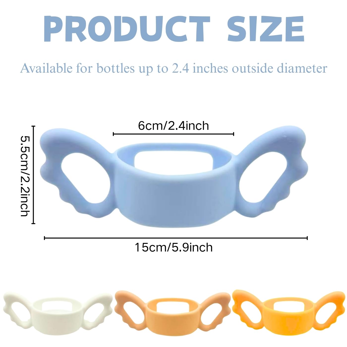 Giasy_Fortune wing-design close-up emphasizes colorful, toddler-friendly grip during feeds.
