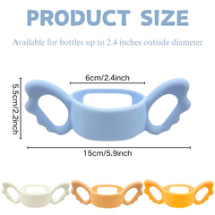 Giasy_Fortune wing-design close-up emphasizes colorful, toddler-friendly grip during feeds.