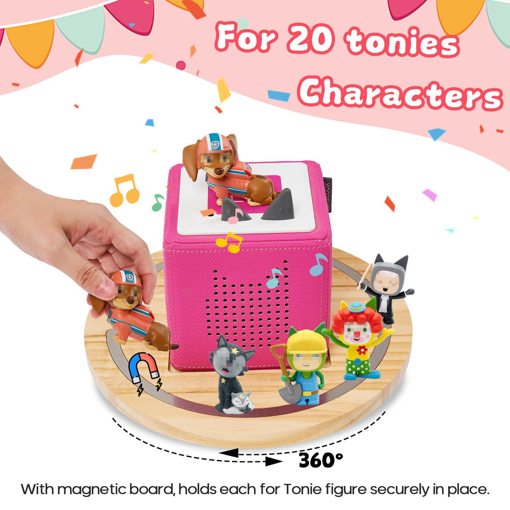 Gieanoo magnetic strips hold figures securely in place.