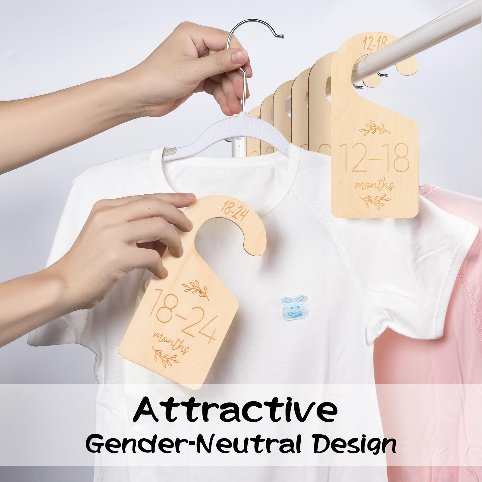Giftacity baby dividers in nursery decor scene matching gender-neutral style