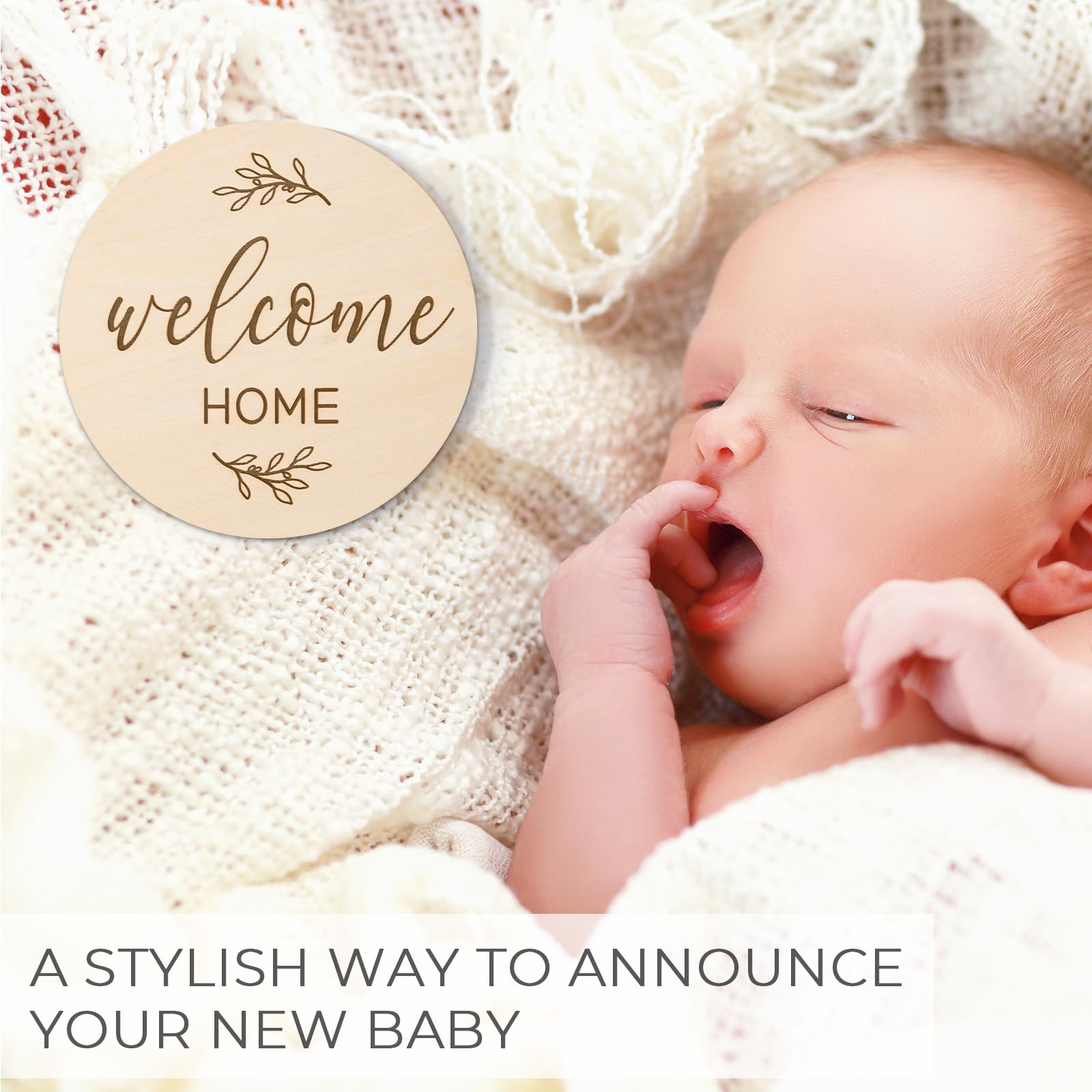 Giftacity milestone card month 1 design for first-month baby growth photos.