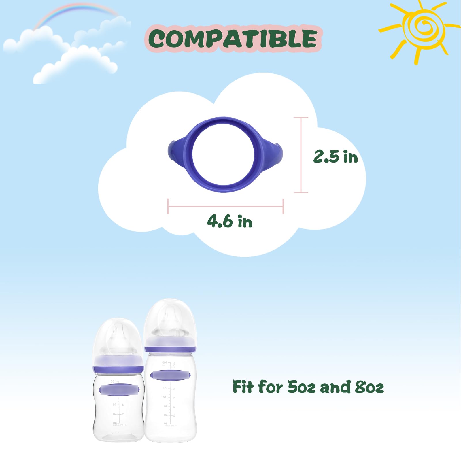 Giftophilia bottle handles pack of 4 for multiple bottles and sessions.
