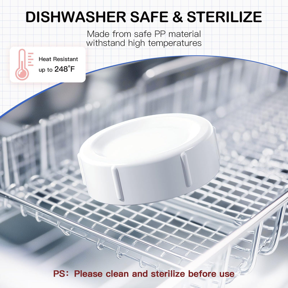 Giftophilia dishwasher-safe top-rack lid designed for busy parents