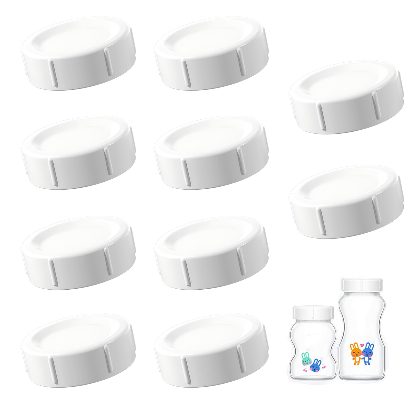 Giftophilia travel lid for Dr Brown wide-neck bottles with secure seal