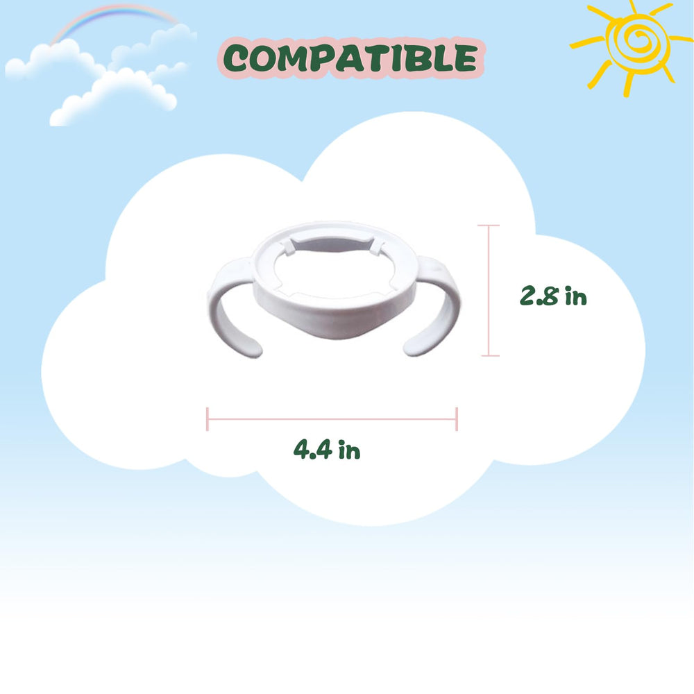 Giftophilia ergonomic heart-shaped handles enhance tiny hands' grip during meals