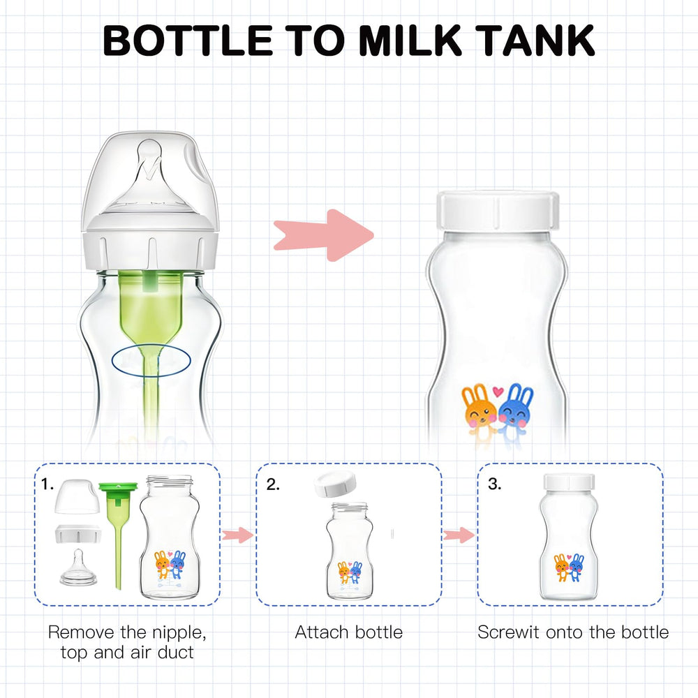 Giftophilia fridge-storage cap keeps prepared formula organized on the go