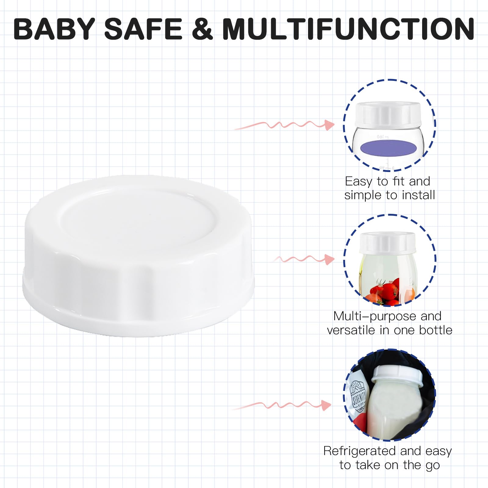 Giftophilia travel lid on Mam bottle demonstrates secure seal for on-the-go feeding.