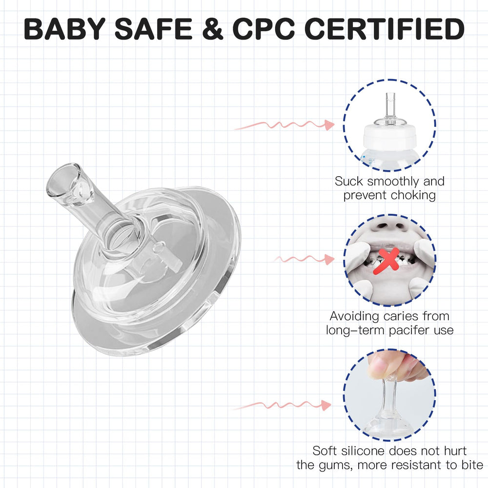 Giftophilia sippy nipples baby-safe silicone for gentle feeding and long-lasting use