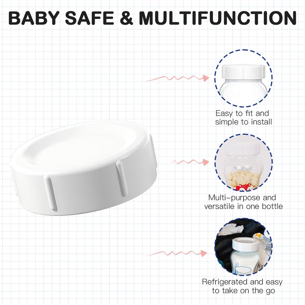 Giftophilia wide-neck bottle cap with silicone seal to prevent leaks