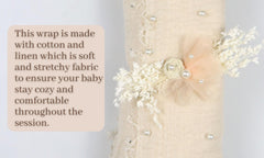 Giggle Angel flower-headband-pink completes vintage-inspired styling for tiny portraits