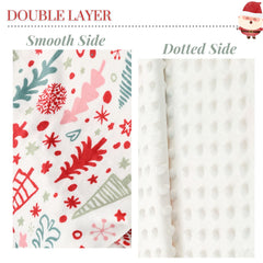 Giggle Angel red cartoon Christmas design adds festive nursery charm.
