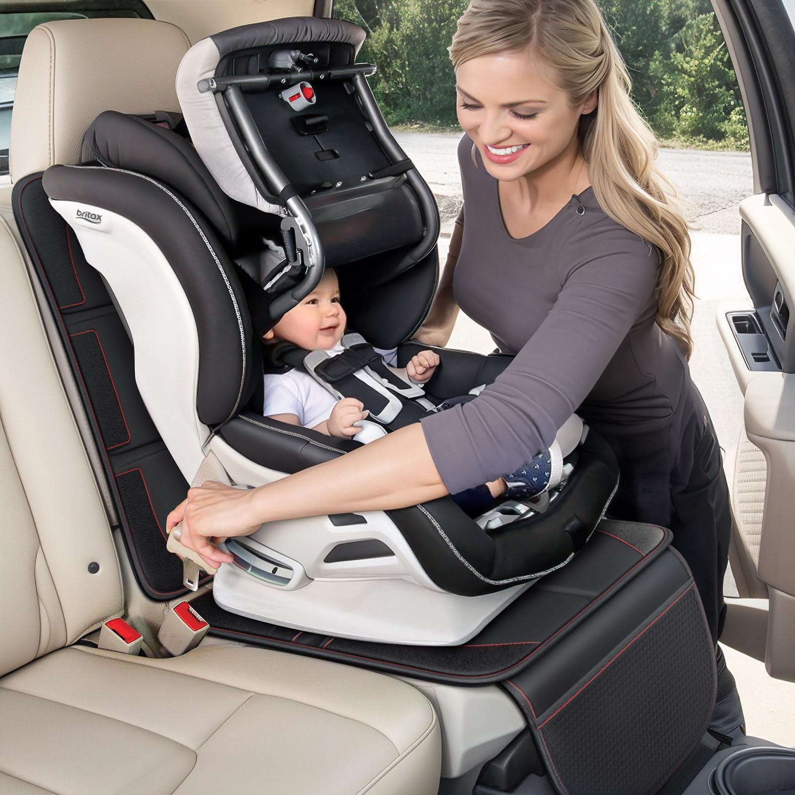 Gimars car seat protector durable pads cushion against wear and tear