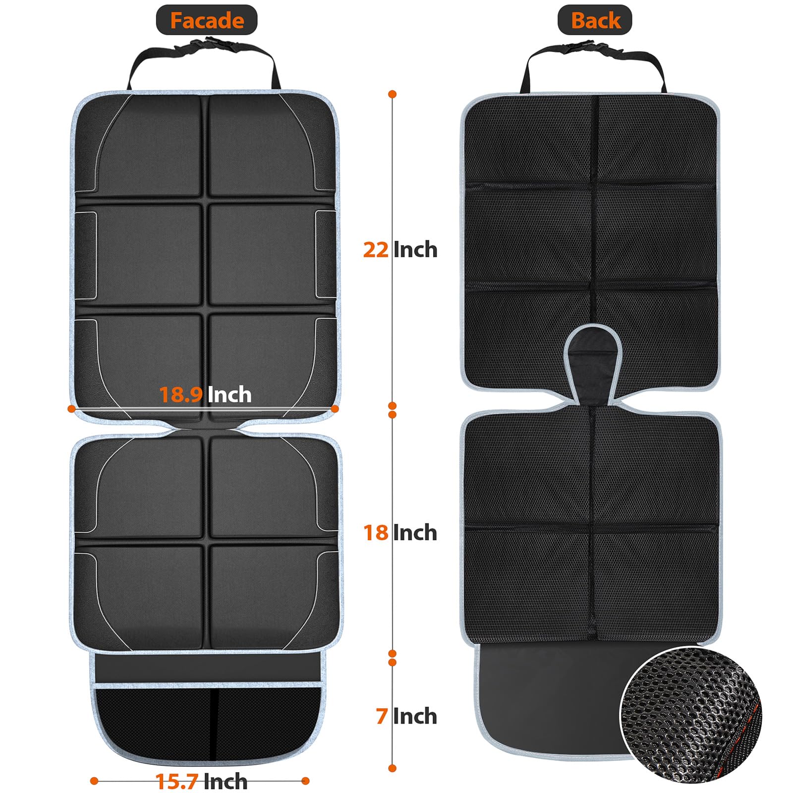 Gimars XL adjustable straps ensure a snug, secure fit.