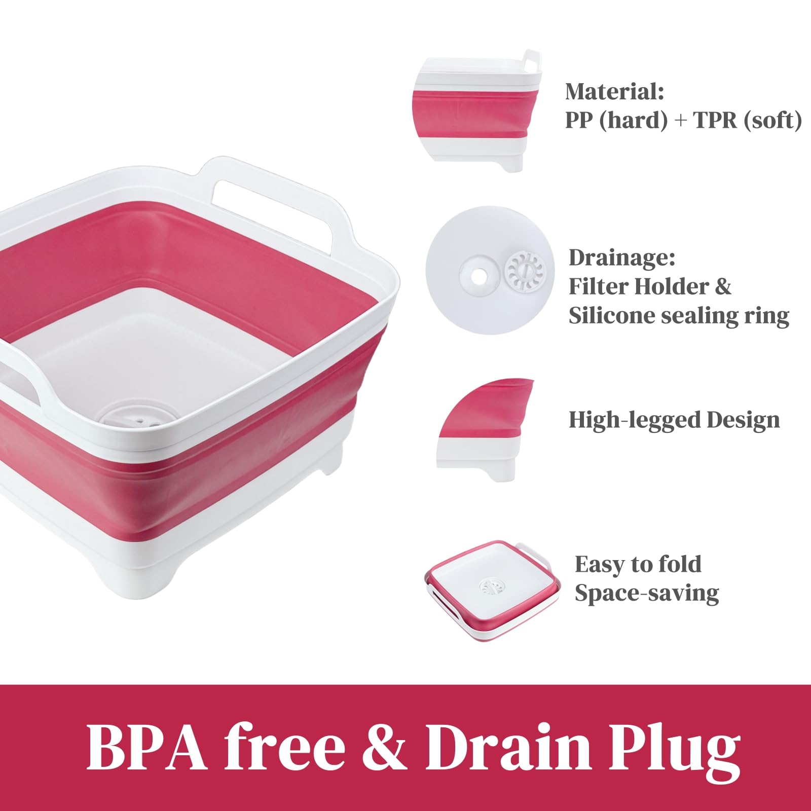 GIMWA wash basin with drain plug enables easy water release.