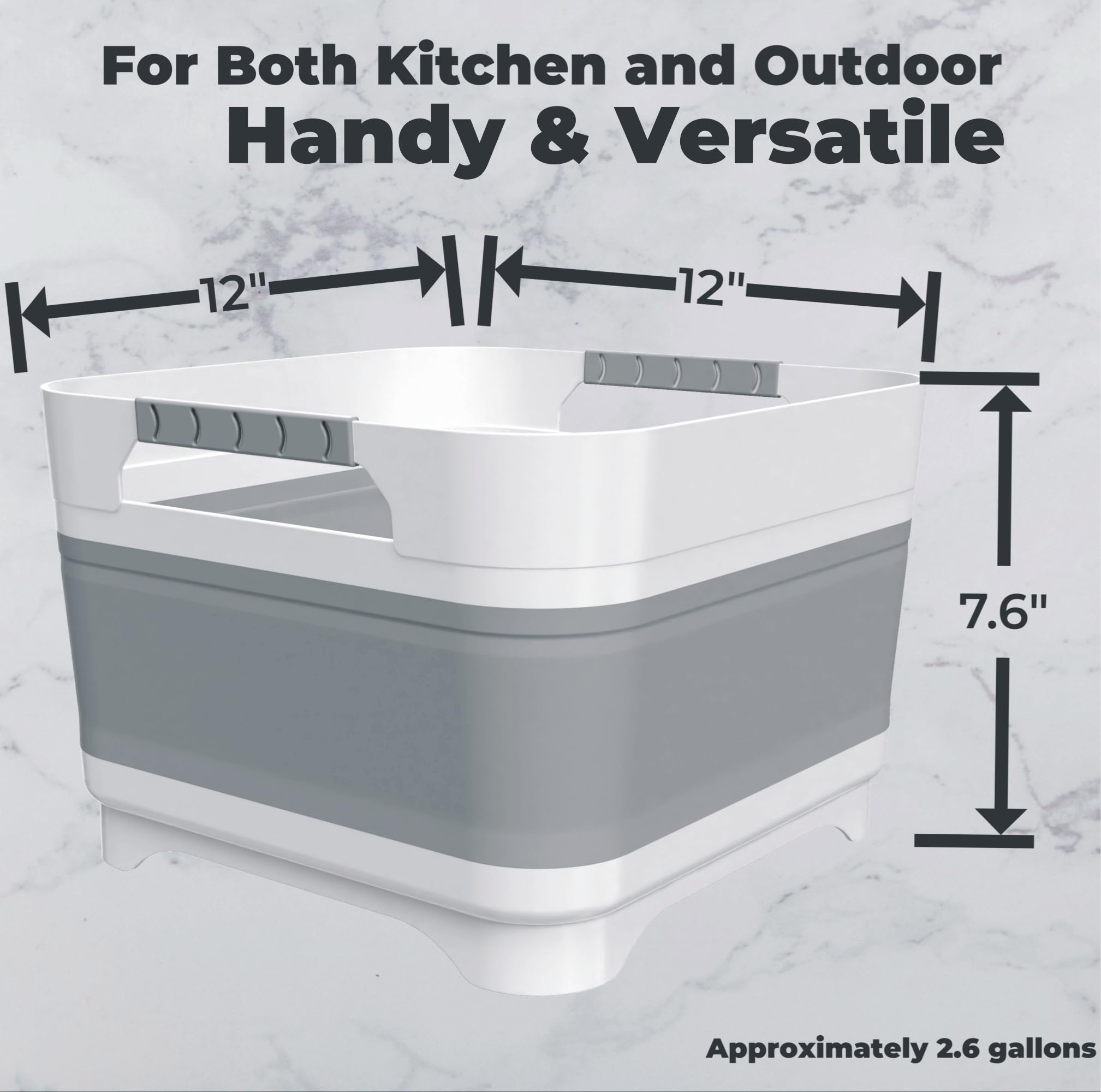 GIMWA Wash Basin folded flat for compact storage after camping