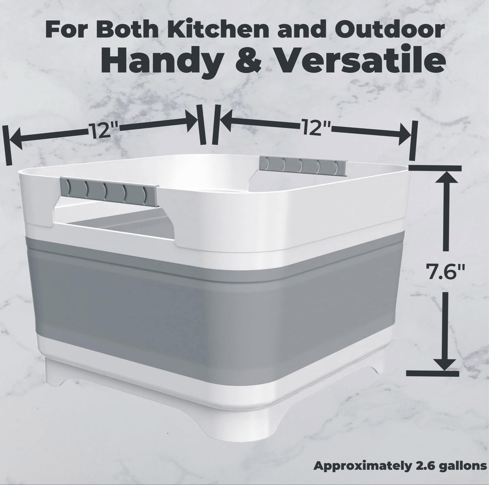 GIMWA Wash Basin folded flat for compact storage after camping